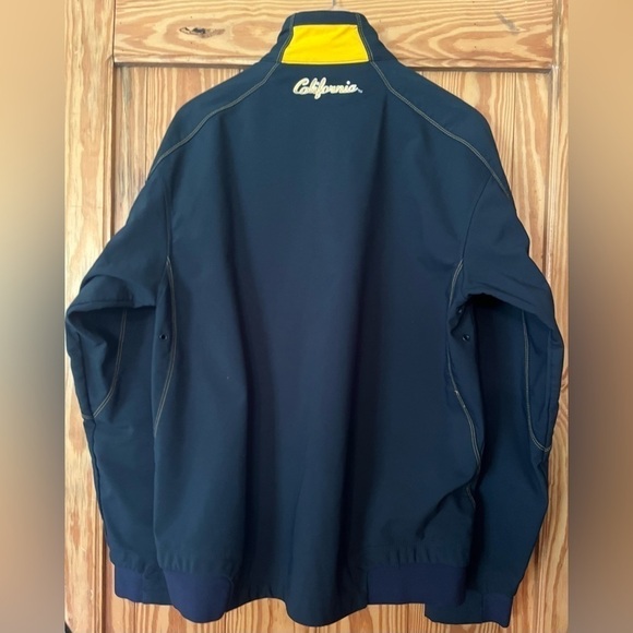 Nike TEAM Authentic Cal Berkeley Bears Men's M Full Zip Jacket Navy Gold Logo - Picture 9 of 13